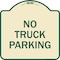 Signmission No Parking No Truck Parking Heavy-Gauge Aluminum Architectural Sign, 18" x 18", TG-1818-23661 A-DES-TG-1818-23661 - alternate 1